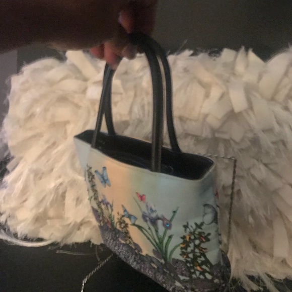 Classic adorable mini girls tote hand painted - Picture 3 of 3